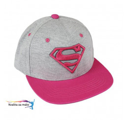 Šiltovka Superman pink veľ. 58