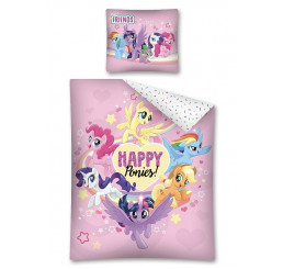 Obliečky My Little Pony Happy Bavlna, 140x200, 70x80 cm