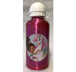 Hliníková fľaša Princezná Nella friends Hliník, Plast, 500 ml