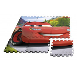 Podlahové penové puzzle Cars Eva, 9 dielov 