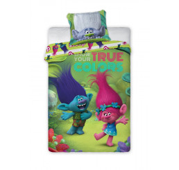 Obliečky Trollovia lúka 140x200, 70x90