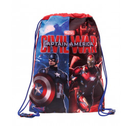 Vak na chrbát Kapitán Amerika Polyester 30x40 cm