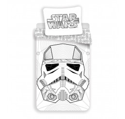 Obliečky Star Wars white Bavlna 140x200, 70x90 cm
