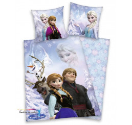 Obliečky Ľadové Kráľovstvo bavlna-Flanel 135x200, 80x80