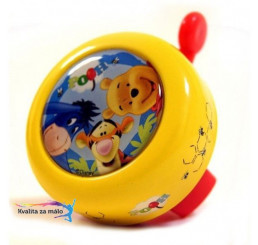 Zvonček na bicykel Macko Pú kovový