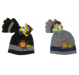 Čapica a rukavice Spongebob Akryl veľ. 54