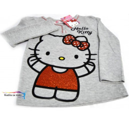 Detské tričko Hello Kitty sivé