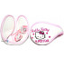 Detský chránič uší Hello Kitty Superstar biely